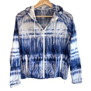 American Eagle Tie Dye Windbreaker Rain Jacket